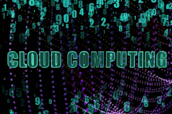Concetto di cloud computing IT — Foto Stock