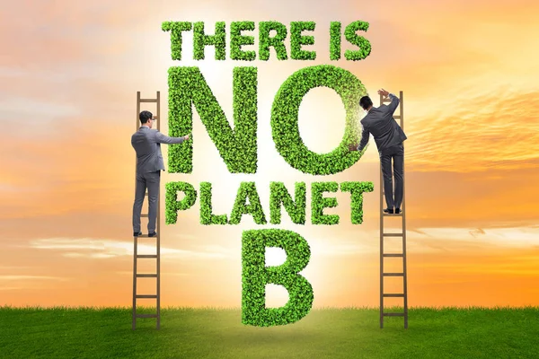 Ekolojik kavram - B gezegeni yok — Stok fotoğraf