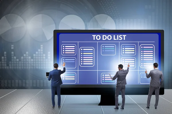 Konzept der To-do-Liste mit Geschäftsmann — Stockfoto