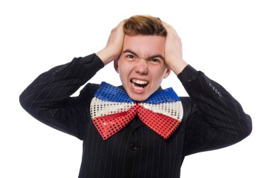 Dev papyonlu komik adam.