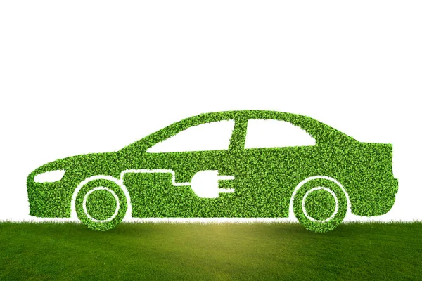 Conceito de veículo ecológico - renderização 3d — Fotografia de Stock