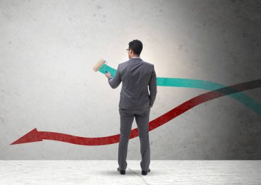 İşadamı kavramı tahmin içinde Çizelgeler çizim