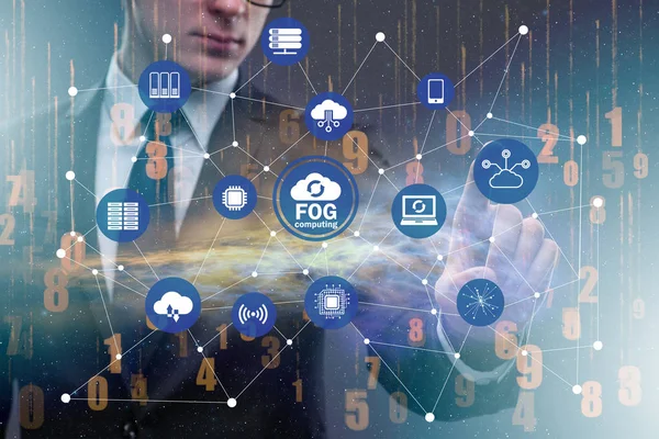 Fog and edge cloud computing concept