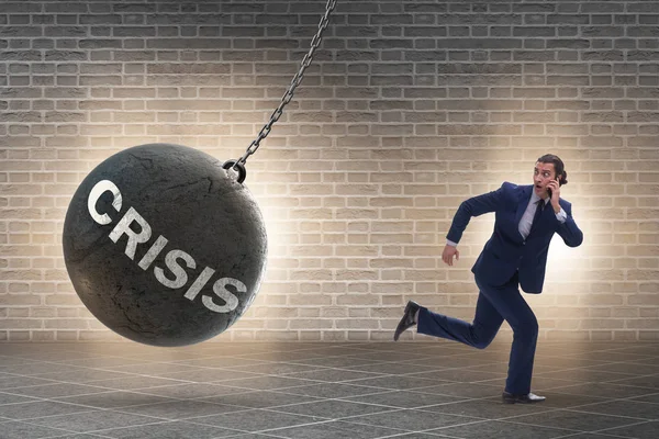 Imprenditore nella gestione delle crisi — Foto Stock