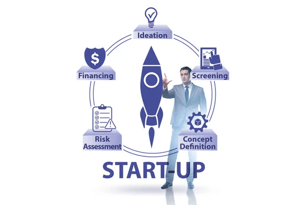 Concepto de start-up y emprendimiento — Foto de Stock