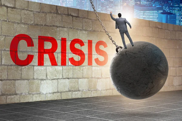 Imprenditore nella gestione delle crisi — Foto Stock