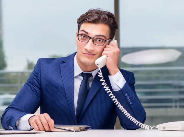 Angry call center employee yelling at customer