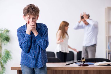 Boşanan aile çocuk velayetini bölmeye çalışıyor.