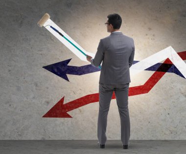 İşadamı kavramı tahmin içinde Çizelgeler çizim