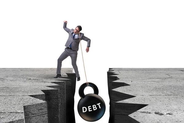 事業家との債務・負担の概念 — ストック写真