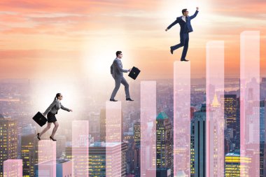 İş adamları büyüme kavramında bar çizelgelerine tırmanıyorlar