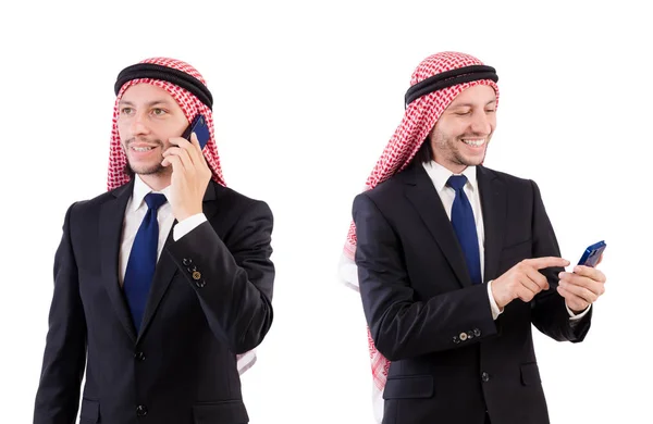 Arabski człowiek w koncepcji różnorodności — Zdjęcie stockowe