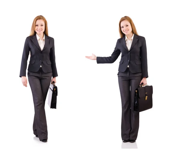 Woman businesswoman in business concept — Stock Photo, Image