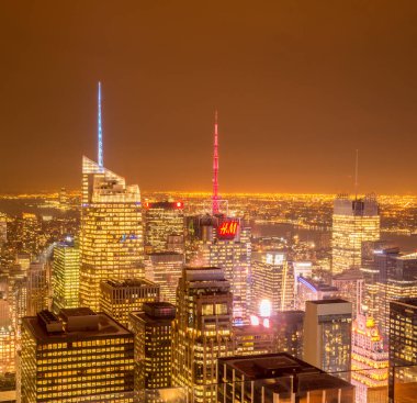 New York - 20 ARALIK 2013: Aşağı Manhattan 'ın Görünümü