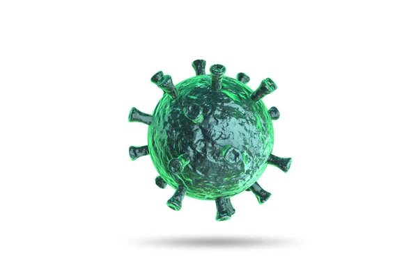 Corona virus illustratie - 3d rendering — Stockfoto