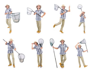 Ağı beyaza takan komik adam.