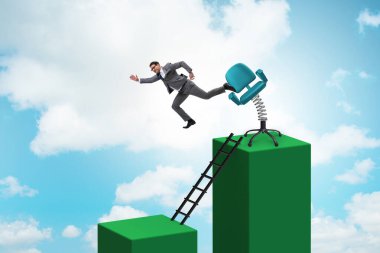 İş adamlarıyla işten çıkarma ve işten çıkarma kavramı