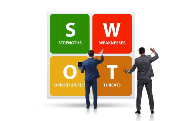 Swot technique concept for business — 图库照片