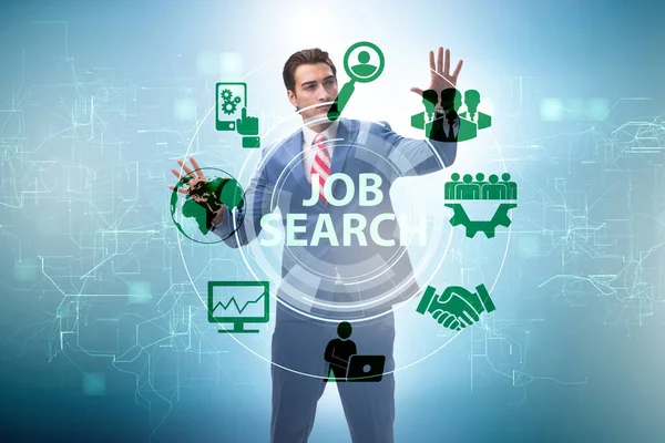 Online-Rekrutierung und Jobsuche — Stockfoto