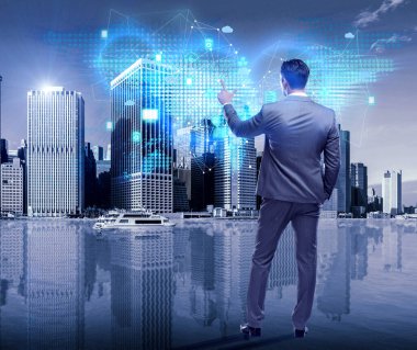 Bulut bilgi işlem kavramı işadamı