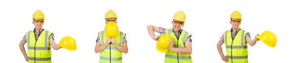 Industrial worker isolated on the white background — Stock Photo, Image