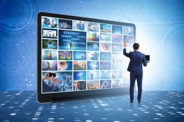 Video akışı kavramında birçok farklı resim