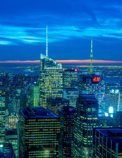 New York - 20 ARALIK 2013: Aşağı Manhattan 'ın Görünümü