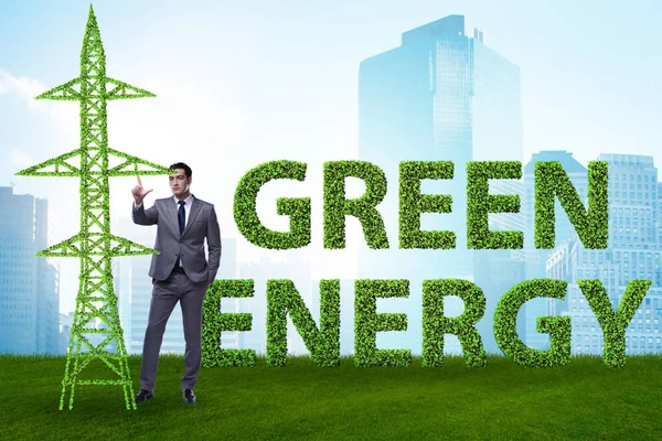 Yeşil Enerji Konsepti İşadamı