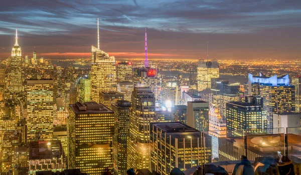 New York - DECEMBER 20, 2013: View of Lower Manhattan on Decembe — Stock Photo, Image