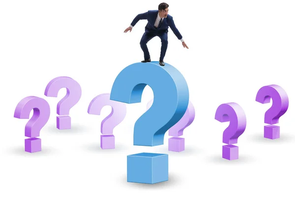 Concept of question and uncertainty — Stock Photo, Image