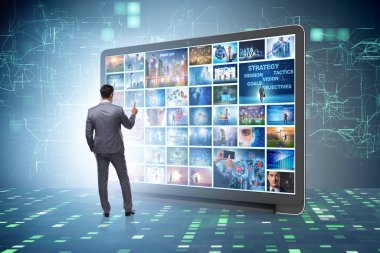 Video akışı kavramında birçok farklı resim