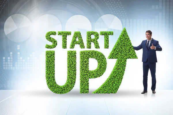 Konzept grüner Start-ups und Risikokapital — Stockfoto