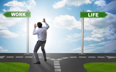 İş hayatı ya da ev dengesi iş kavramı