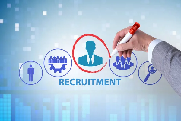Online recruitment and job search concept — Stock Photo, Image