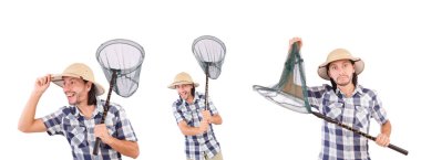 Ağı beyaza takan komik adam.