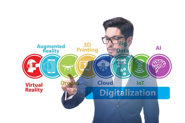 Digital transformation and digitalization technology concept