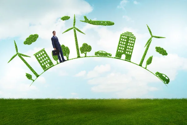 Concept of clean energy and environmental protection — Stock Photo, Image