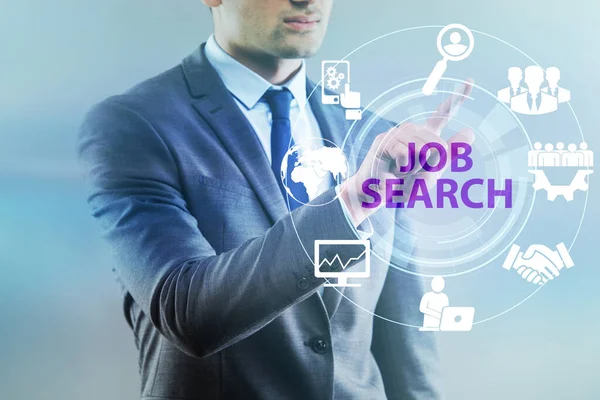 Koncepcja rekrutacji online i poszukiwania pracy — Zdjęcie stockowe