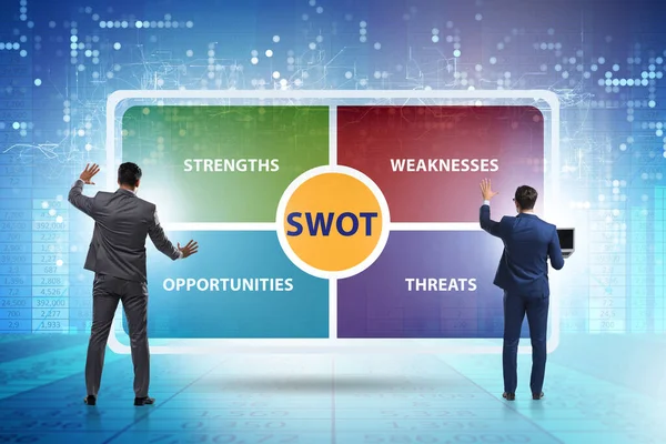 SWOT technique concept for business — Stock Photo, Image