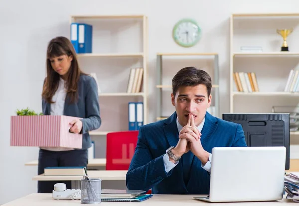 Person being fired from his work