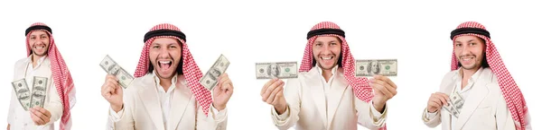 Arabische man in diversiteitsconcept — Stockfoto