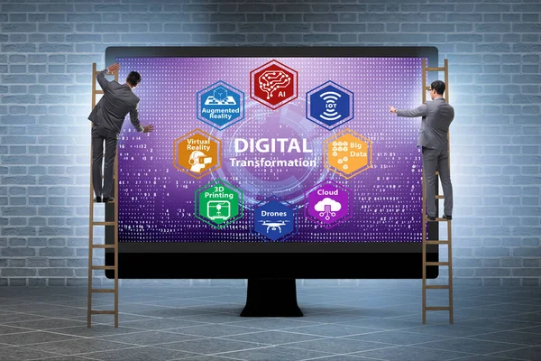 Digital transformation and digitalization technology concept