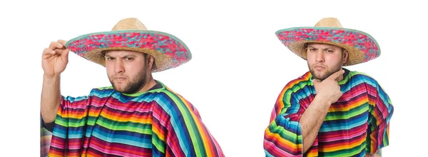 Grappig Mexicaans geïsoleerd op wit — Stockfoto