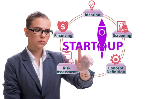 Konzept von Start-up und Unternehmertum — Stockfoto