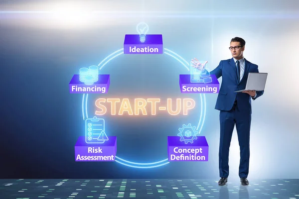 Concepto de start-up y emprendimiento — Foto de Stock