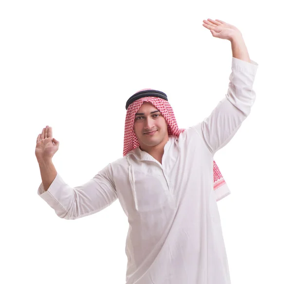 Arabische zakenman geïsoleerd op witte achtergrond — Stockfoto