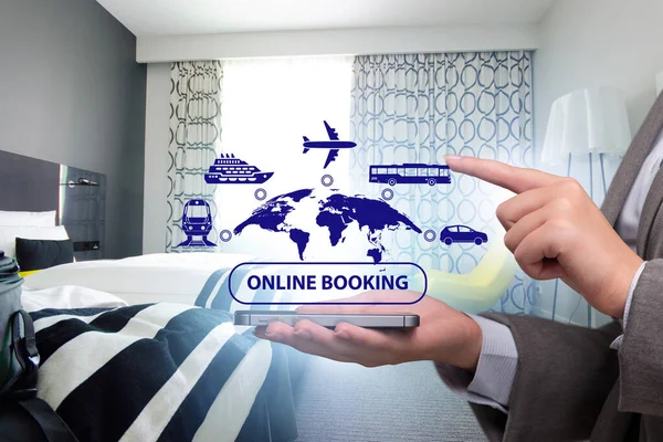 Concept of online hotel booking