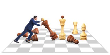 İş adamıyla strateji ve taktik kavramı