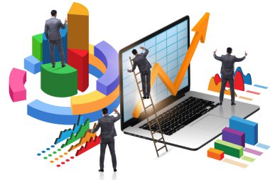 Teknik görselleştirme ortamında çalışan tüccar