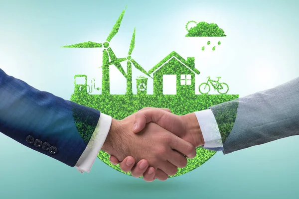 Pařížská dohoda koncept v ekologii a životním prostředí — Stock fotografie